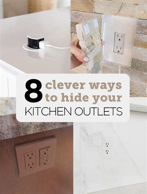 decorative electrical box for glass tiles|8 Clever Ways to Hide Kitchen Outlets .